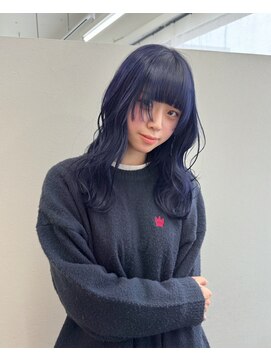 ローレン(Lolen.) 緑に落ちない ネイビーブルー ふじゆー