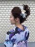 土日祝【持ち込み浴衣着付け&ヘアセット】60分