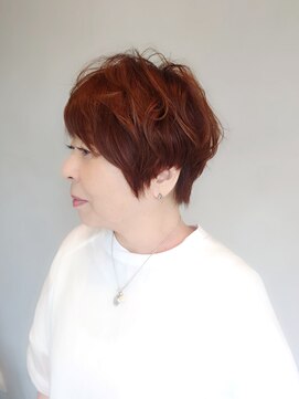 ラトリエコンタン(L´atelier Content) 30代40代50代おすすめ　パーマでふんわりスッキリショート