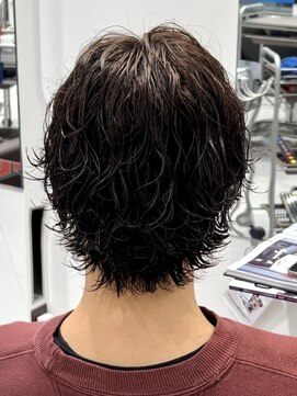 オーシャントーキョー 仙台(OCEAN TOKYO) センターパートサーフカールウルフマッシュツーブロックメンズ