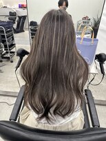 クレア 上大岡(CREA)&nbsp;白髪ぼかしハイライト縮毛矯正ダブルカラー髪質改善30代40代50代