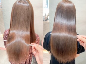 シー バイ ロンド 新宿(Sea by Lond)の写真/カット+縮毛矯正+髪質改善トリートメント¥16980]癖/髪質のお悩み解消ダメ-ジレス特化ケアストレ-ト[新宿]