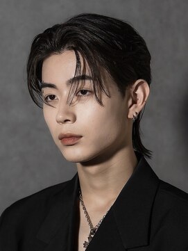 ページ(page,) 韓国アイドルセンターパート曲がる縮毛矯正ウルフフェザー心斎橋