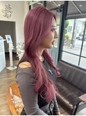 ケアブリーチダブルカラーピンクアッシュラベンダーグレージュ
