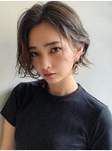 【LIAH】クールショート×ラフカール/髪質改善/白髪ぼかし