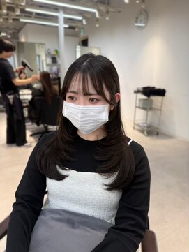 ザシェノンウメダ(THA CHAINON UMEDA) 着物ヘア/大人ガーリー/ダークアッシュ/似合わせカット/心斎橋