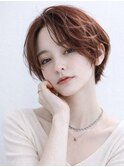 池袋 くびれボブ ピンクミルクティー ピンクベージュ 髪質改善