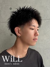 メンズサロン ウィル 阪急茨木(men's salon WiLL)&nbsp;スパイキーショート