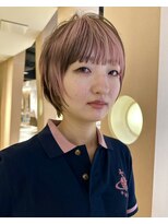 ビファインイーハアヴェダ(Befine e-ha AVEDA)&nbsp;ピンク×ブラウンのデザイン！コンパクトショート
