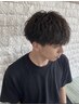 【毛先に動きのあるカールを】カット+パーマ　　男女兼用