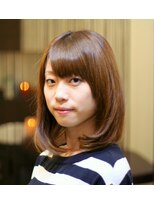 ヘアーサローネ リゴレット(HAIR SALONE Rigoletto) さり気なく入ったワザありハイライト