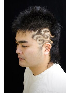 カプリヘアーデザイン(Capri Hair design) トライバルバリアート★フェザーバック