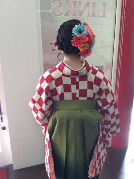 リンクス(LINKS) 袴着付け
