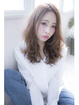 エストリア 栄店(ESTREA)&nbsp;エストリア栄店 オトナ可愛い流し前髪ワンカールby平岩