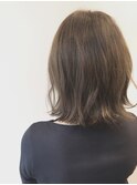 Hair salon Lotus ゆる外ハネ  グレージュカラー