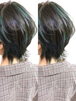 アマンドール(Aman D'or)&nbsp;ターコイズハイライト×ショートウルフ