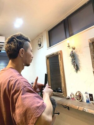 《岐阜市◆隠れ家Salon》仕上げまで完全マンツーマンで施術★トップスタイリストが