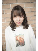 サロンドミルク 原宿(salon de MiLK)&nbsp;【salon de MiLK 原宿】大人かわいい透明感スモーキーベージュ