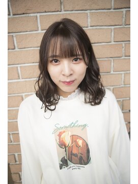 サロンドミルク 原宿(salon de MiLK) 【salon de MiLK 原宿】大人かわいい透明感スモーキーベージュ