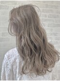 【堺北花田】ロングレイヤー☆Wカラー☆ミルクティーベージュ