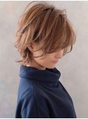 ミストバングショートウルフレイヤー20代30代40代