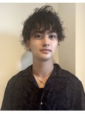 立体感ひし形メンズツイスパ