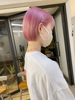 フラム 渋谷(flamme)&nbsp;ペールピンク＊ミニボブ