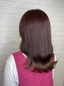 サボン バイ トッカ(savon by tocca) 白髪ぼかしハイライト×ピンクバイオレット