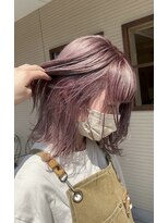 マテリア ヘアー デザイン(materia hair design) ラベンダーベージュカラー