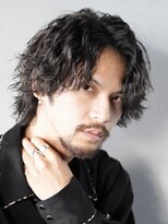 フィフス 渋谷(fifth)&nbsp;センターパートウルフスパイラルパーマツイストスパイラルパーマ