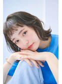 コテ巻き風パーマボブレイヤーボブ前髪パーマ
