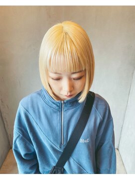 リムレス(LIMLESS) ミルクティーベージュダブルカラーブリーチ新潟万代