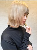 【FAVORチーフ】くびれボブ　パーソナルカラー診断/ショート