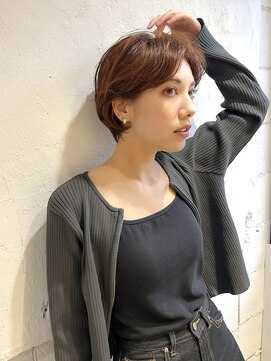 レトン 銀座(leton) ショートボブ/ハンサムショート/カール/シアーカラー/銀座