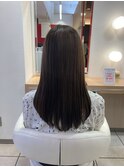 ブラウン×セミロング×髪質改善トリートメント【茗荷谷駅】