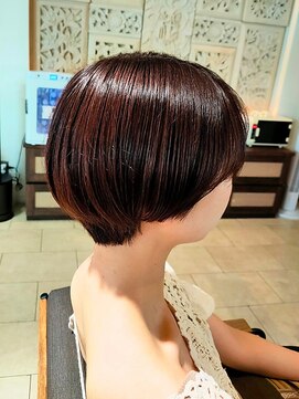 ヘアリゾート粋 ティガ 池袋店(tiga) ショートボブ/似合わせカット/ブラウン