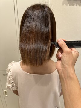 ステラバイケンジ(STELLA by KENJE) 大人綺麗ボブ/藤沢/髪質改善縮毛矯正/ショート/脱白髪染め透明感