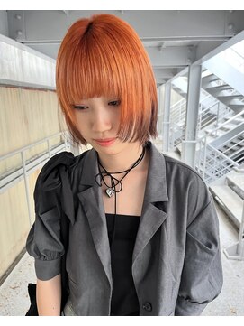 ジェスター(JESTER) 〈atsuno〉きつねボブ【ボブ/ブリーチ/ボブカット/カラー】