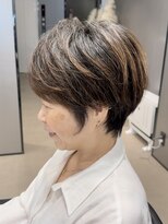 ハルキ ミナト ジャパン オオサカ(HARUKI MINATO japan OSAKA)&nbsp;40代50代60代白髪マッシュショートボブ大人美人くびれ髪質改善