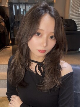 ジーナ 福岡天神(Zina) 韓国ヘア/ミディアムレイヤー/Zina福岡天神