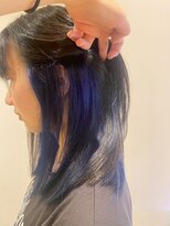 ニシオギ ヴォイス 西荻窪店(nishiogi voice)&nbsp;大人の遊び心をプラス◎インナーカラーブルー/Wカラー