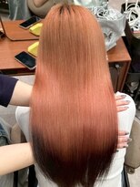 モク 立川(moc)&nbsp;韓国風レイヤーカットブリーチダブルカラー前髪