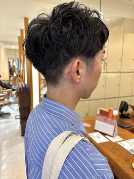 モリオ フロム ロンドン サッポロファクトリー店(morio FROM LONDON) morio札幌 癖毛活かし刈り上げショート インスタ→@hiromori1