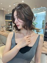 ジーナ 錦糸町(Zina)&nbsp;髪質改善＊フェミニンウェーブダークアッシュ＊【Zina錦糸町】