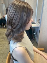 エミュー 大船店(emue)&nbsp;大船ブリーチダブルカラーミルクティーベージュデザインカラー