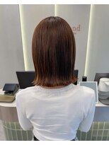 ロンドリゼル 札幌(Lond RiseL) オリーブグレー/前髪/ボブ/マロンベージュ/レイヤーカット/小顔