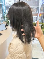 モア 下通店(MORE) Charcoal Greige/イルミナカラー/レイヤーカット
