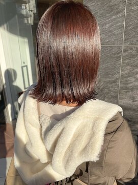 トリート 市川店(TREAT) 切りっぱなし×大人カラー*_市川