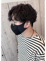 ヘアーリゾートノーブル(Hair Resort Noble) 【マッシュ×シャドウパーマ】ツーブロックシースルーマッシュ