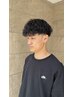 メンズカット＋ケアパーマ￥10,000- #岡山#メンズ#メンズパーマ#波巻きパーマ